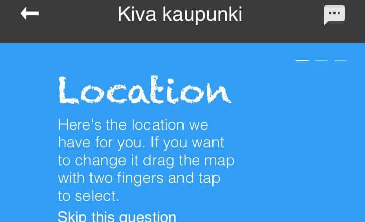 Application for city reporting